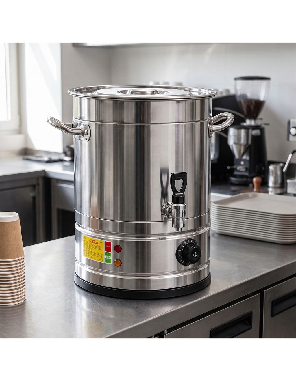 48L Stainless Steel URN Commercial Water Boiler