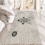 SOGA 90cm Woven Minimalist Bedroom Area Rug Carpet Home Decor