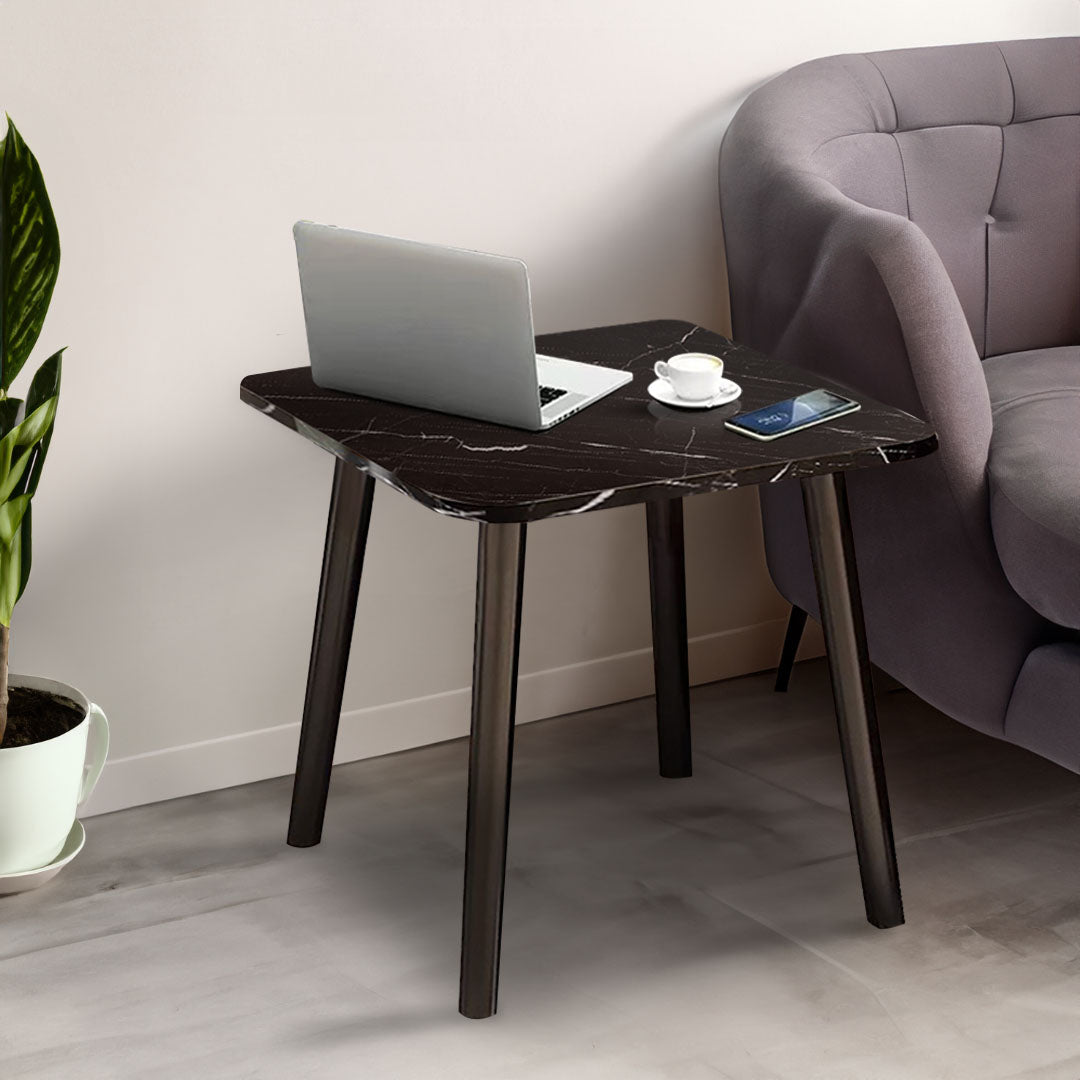 40cm Black Ceramic Table Stone Pattern Compact