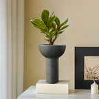 15x19.5cm Ornament Black Versatile Ceramic Vase