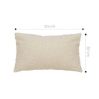 SOGA 30cm Cream Boucle Textured Fluffy Decorative Throw Pillow
