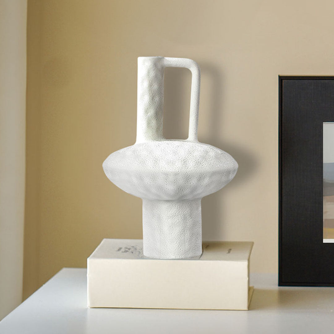 20x30cm Ornament Contemporary White Ceramic Vase