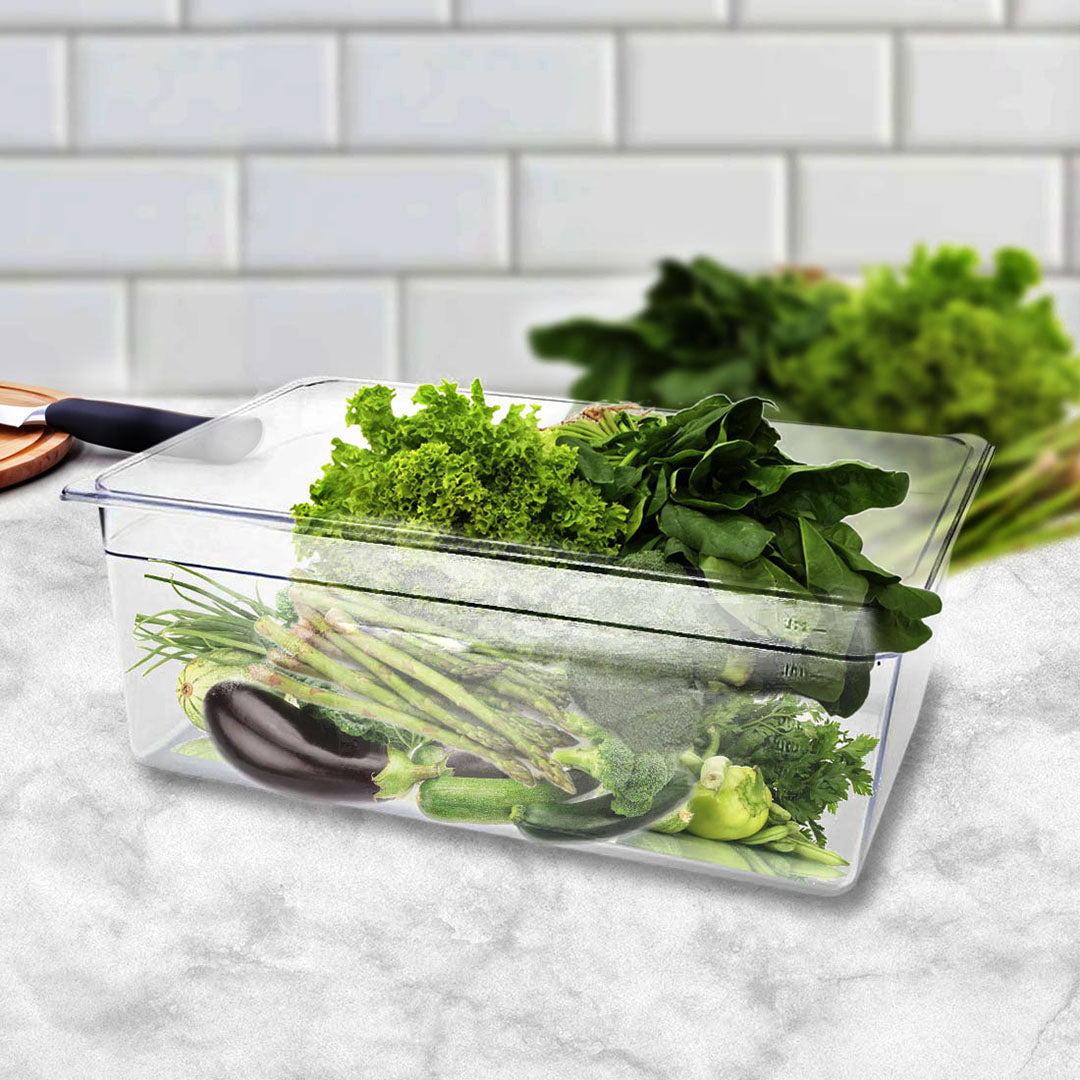 200mm Clear GN Pan 1/1 Food Tray