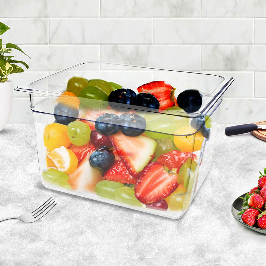 200mm Clear GN Pan 1/2 Food Tray