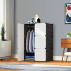 3 Tier 6-Cube Portable Wardrobe