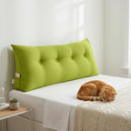 120cm Green Wedge Bed Cushion