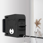 160mm Wall-Mounted Clothes Line Dry Rack Black