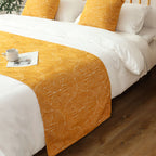 1.5m Bed 3D Arched Bed Banner Vintage Scarf Runner Bedding Tail Pad Flag Set of 3