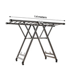 1.4m Portable Wing Shape Clothes Drying Rack