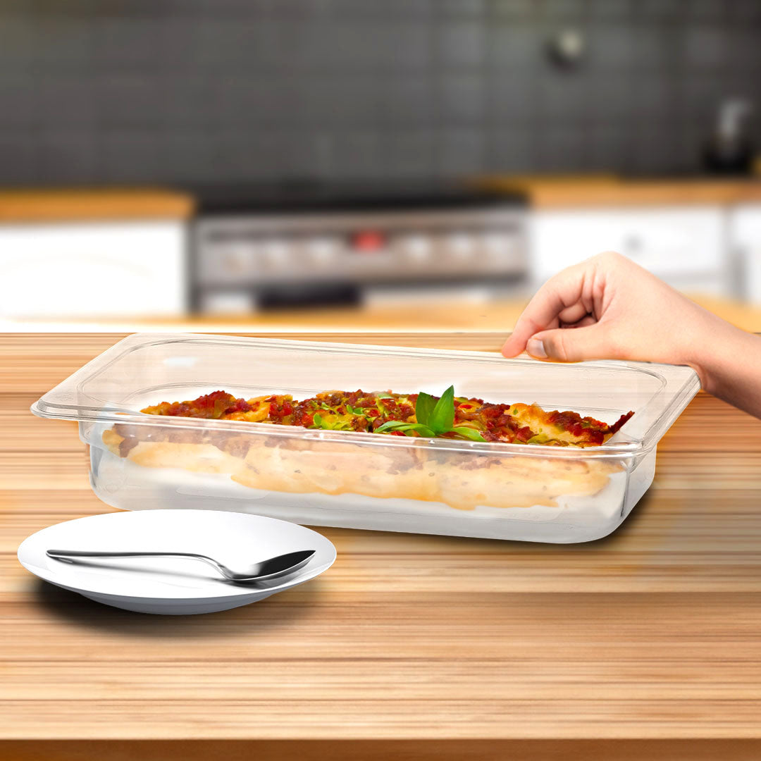 65mm Clear GN Pan 1/3 Food Tray