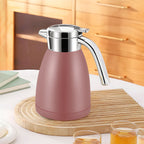 1.8L Pink Stainless Steel Water Bottle Insulated Vacuum Flask Coffee Jug