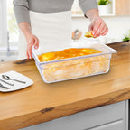 100mm Clear GN Pan 1/2 Food Tray