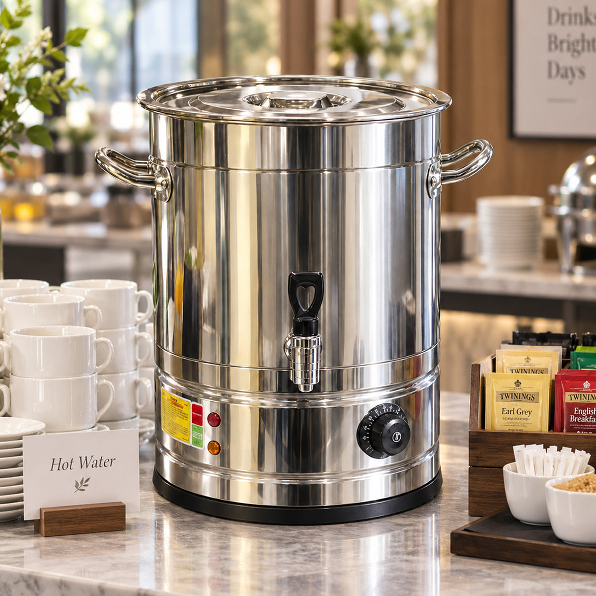 21L Stainless Steel URN Commercial Water Boiler