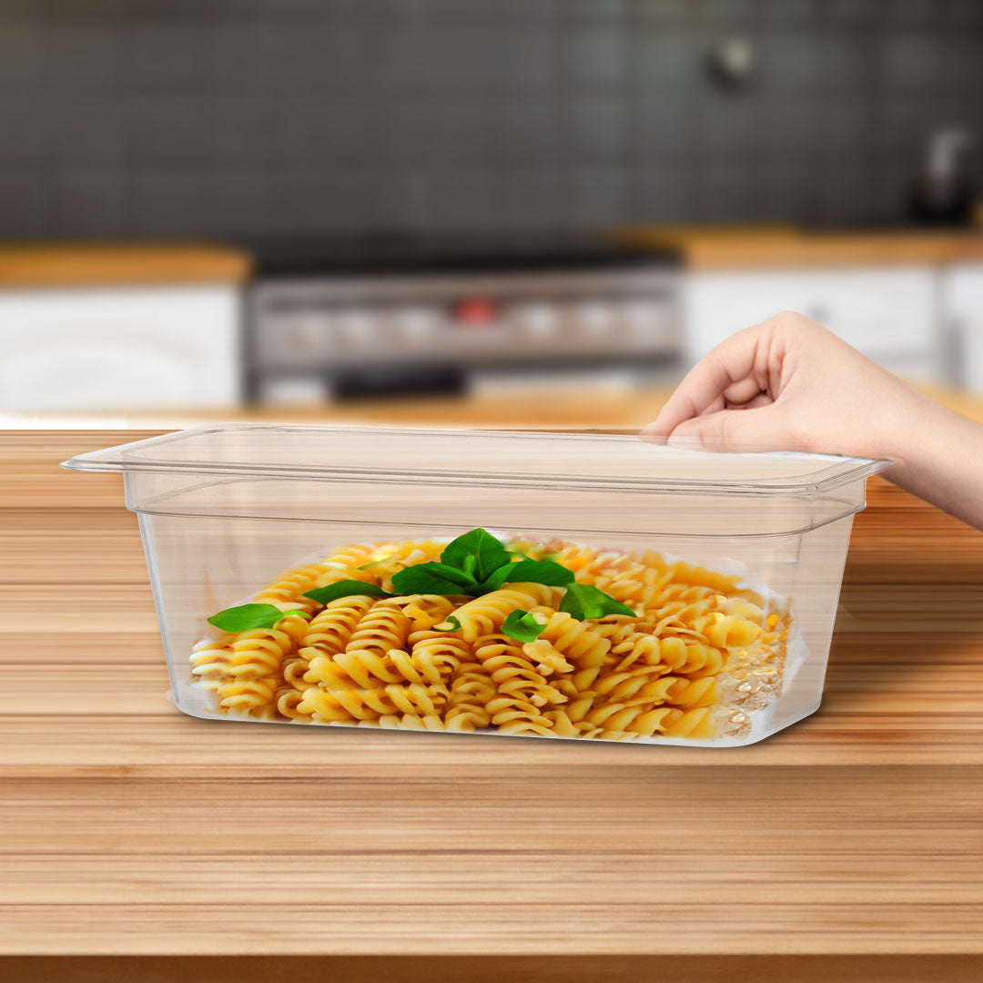 100mm Clear GN Pan 1/3 Food Tray
