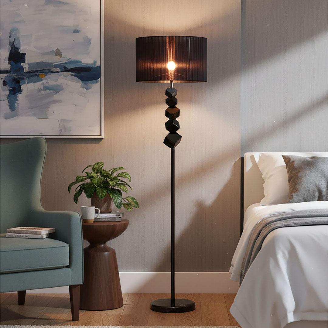 Floor Lamp with Dark Shade