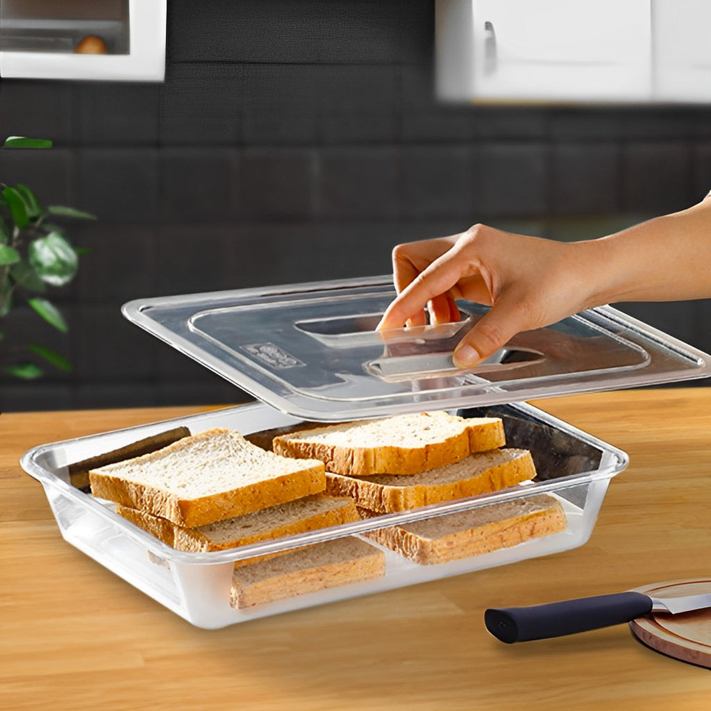 150mm Clear GN Pan 1/2 Food Tray with Lid