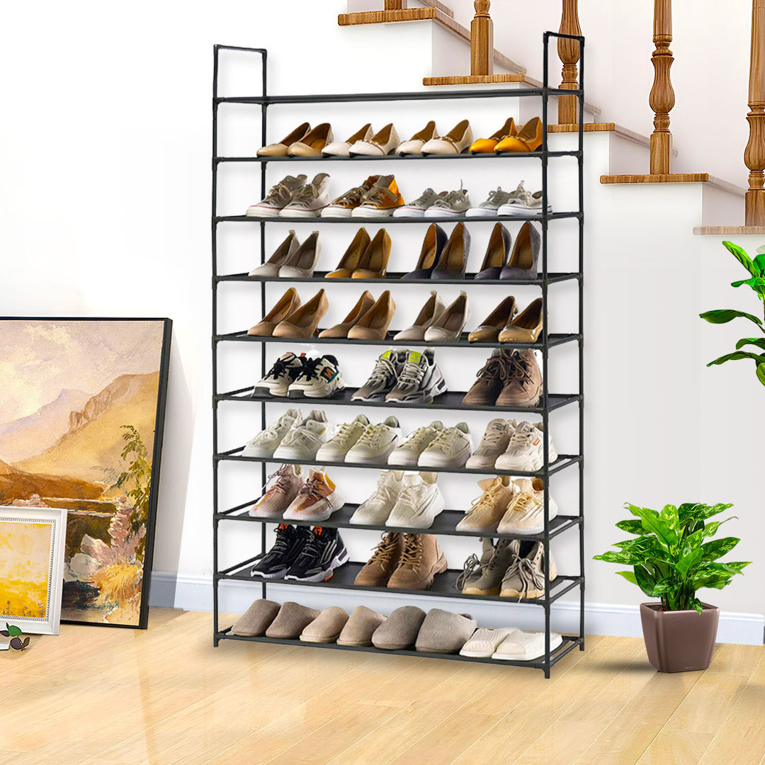 10 Tier Shoe Storage with Handle