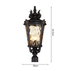 Vintage Lantern  63.5cm Outdoor Post Lantern Light
