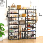 21-Shelf Tier Shoe Storage with Handle