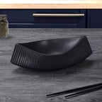 SOGA 37x12.5cm Ornament boat shaped plate ceramic food decoration