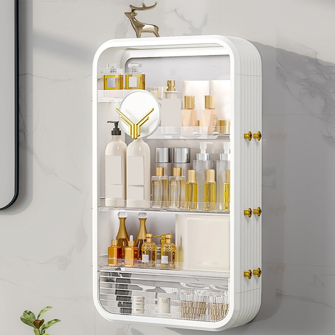 White Multi Tier Cosmetic Storage Organiser