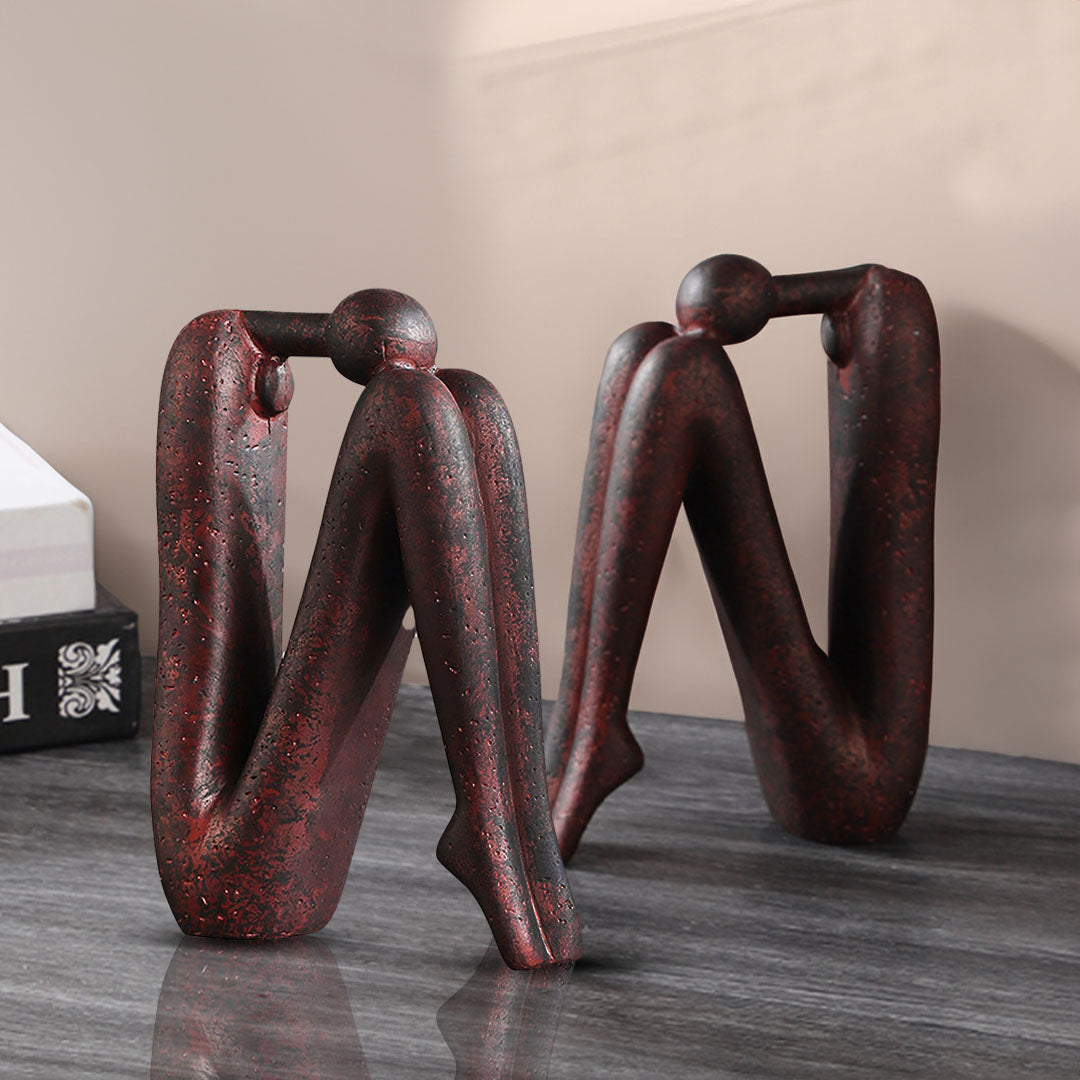 13x20cm Ornament Modern Stickman Art Sculpture Minimalist Resin Statue