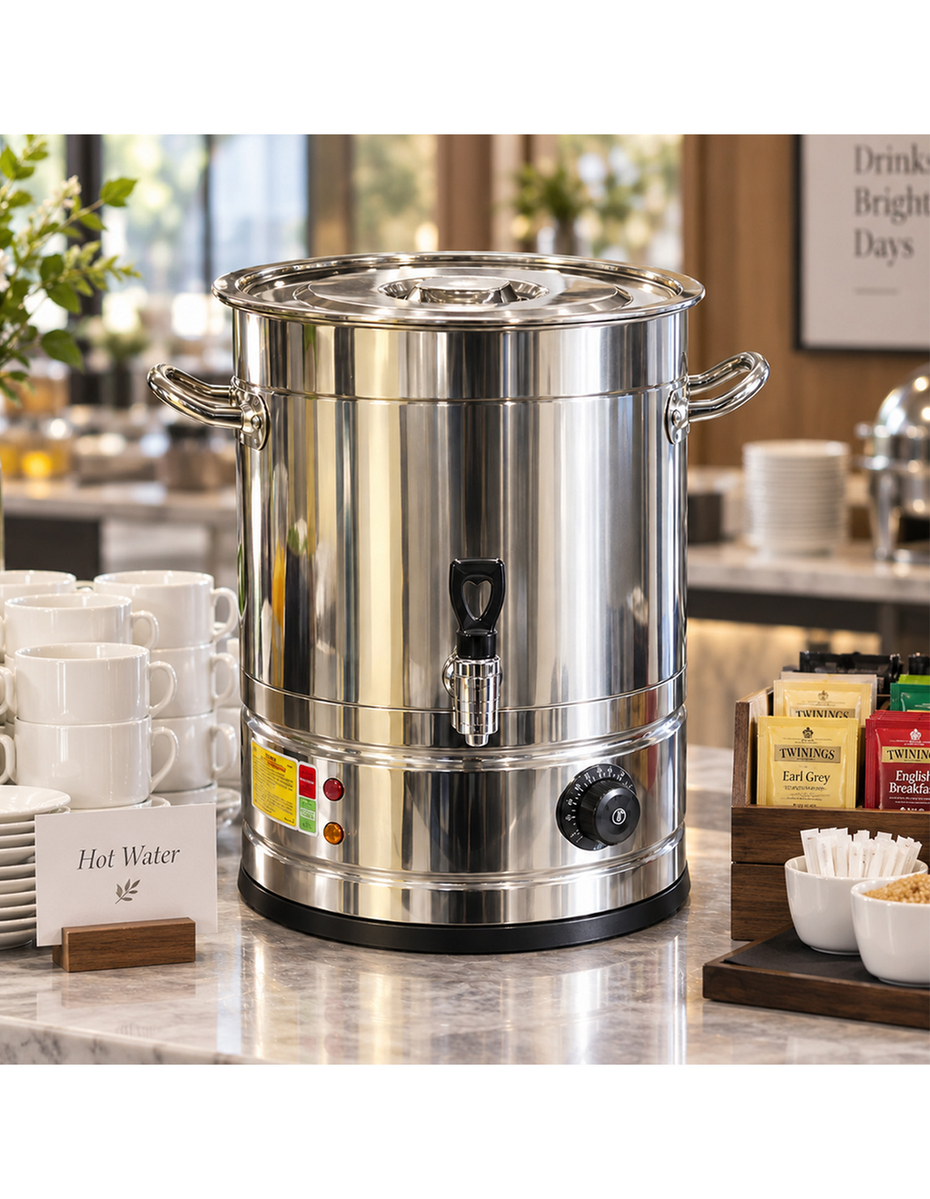 48L Stainless Steel URN Commercial Water Boiler