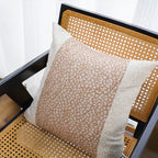 SOGA 2X 50cm Modern Beige Block Textured Decorative Throw Pillow
