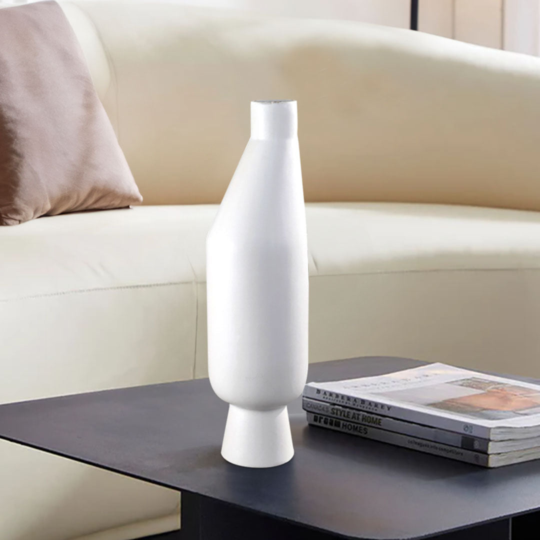14x52cm  White Ornament Modern Minimalist Vase