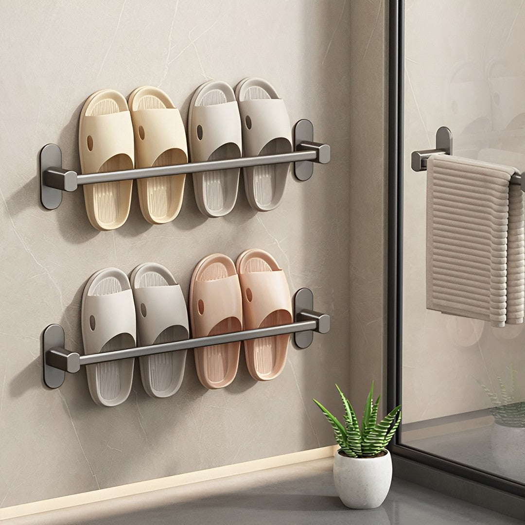 49cm Wall-Mounted Slipper Rack