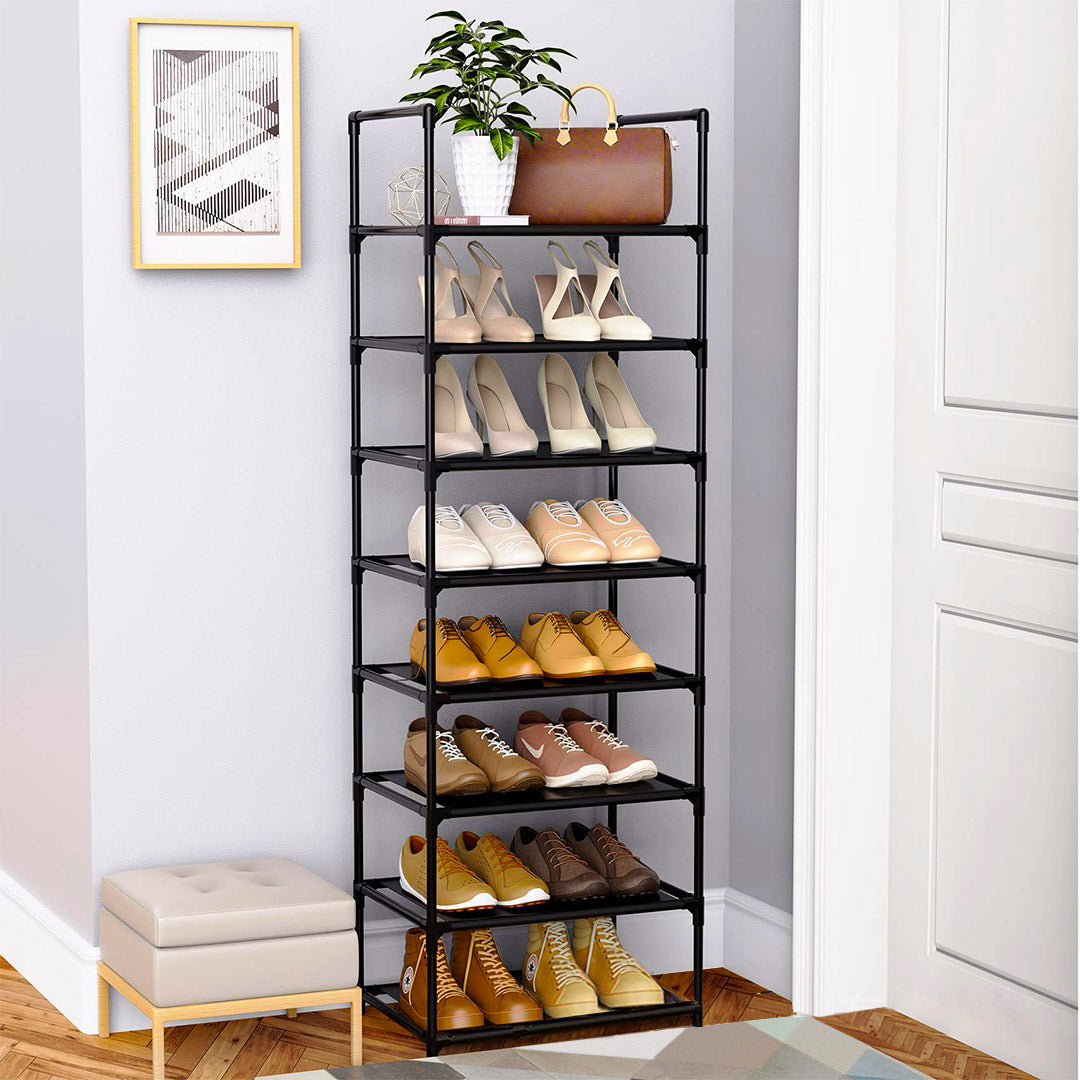 8 Tier Shoe Storage Shelf with Handle