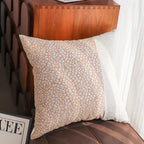 SOGA 2X 50cm Contemporary Beige Two-Tone Block Design Throw Pillow