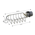 Silver Single Kitchen Sink Faucet Organiser
