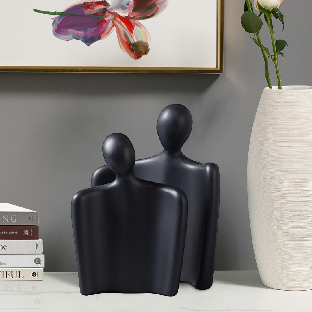 Ornament Set of 2 Abstract Human Figurine Sculptures