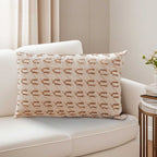 SOGA 2X 35cm  Embroidered Geometric Throw Pillow