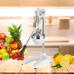 Stainless Steel Manual Juicer White