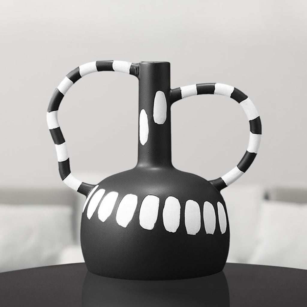 26.5x17cm Ornament Vase with Polka Dot