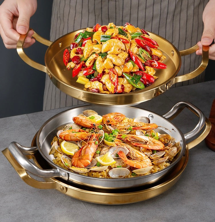30cm Gold Plated 202 Material Stainless Steel and Kitchen Essential