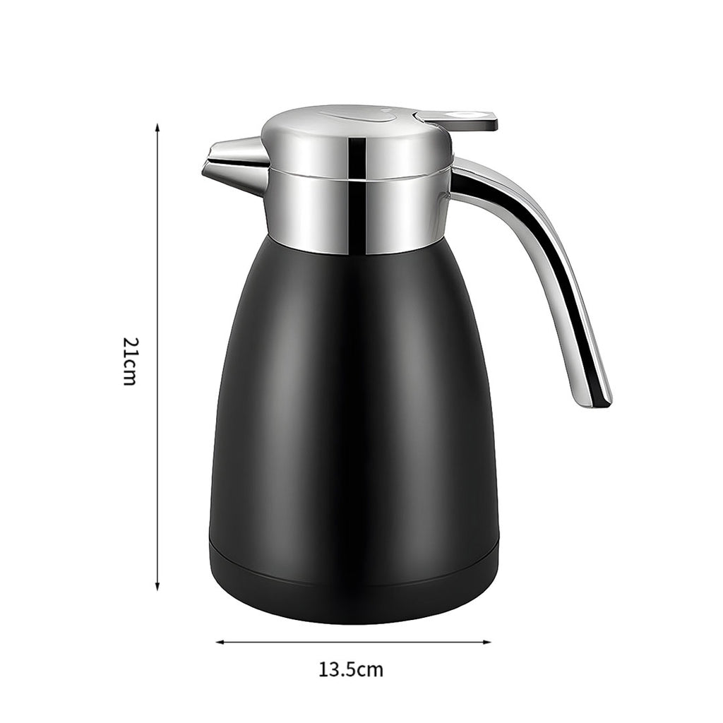 1.2L Stainless Steel Water Bottle Black