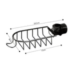Black Single Kitchen Sink Faucet Organiser