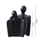 Ornament Set of 2 Abstract Human Figurine Sculptures