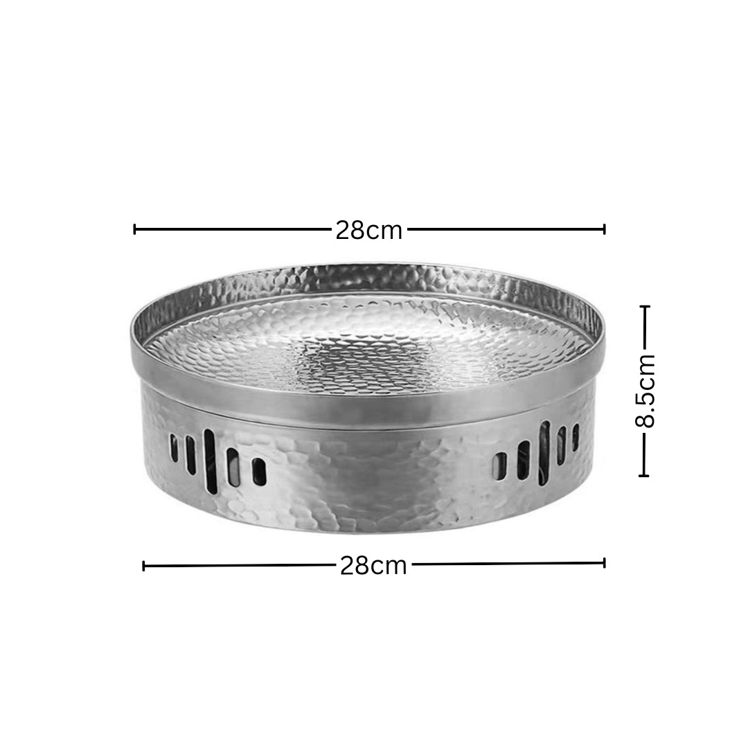 28cm Hammered Texture Dry Pot for Kitchen Essential