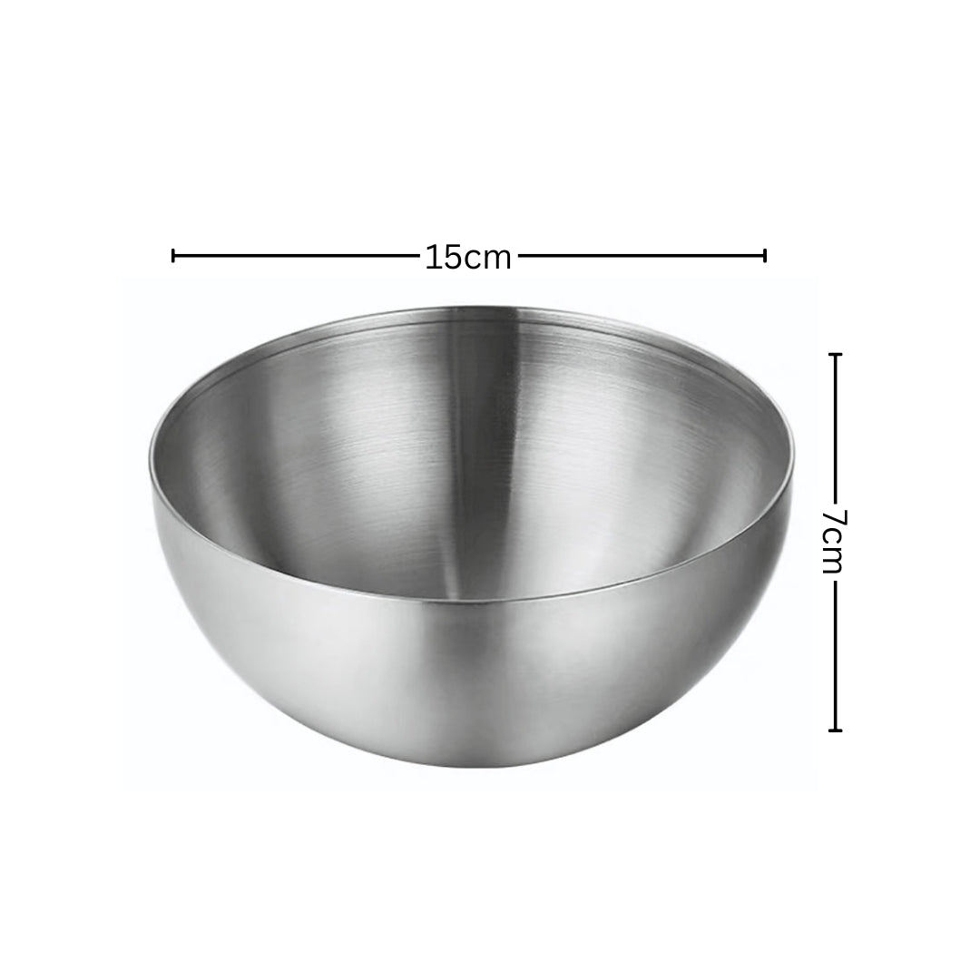 15cm Elegant Silver Salad Bowl with Model 201 A Versatile Kitchen Essential