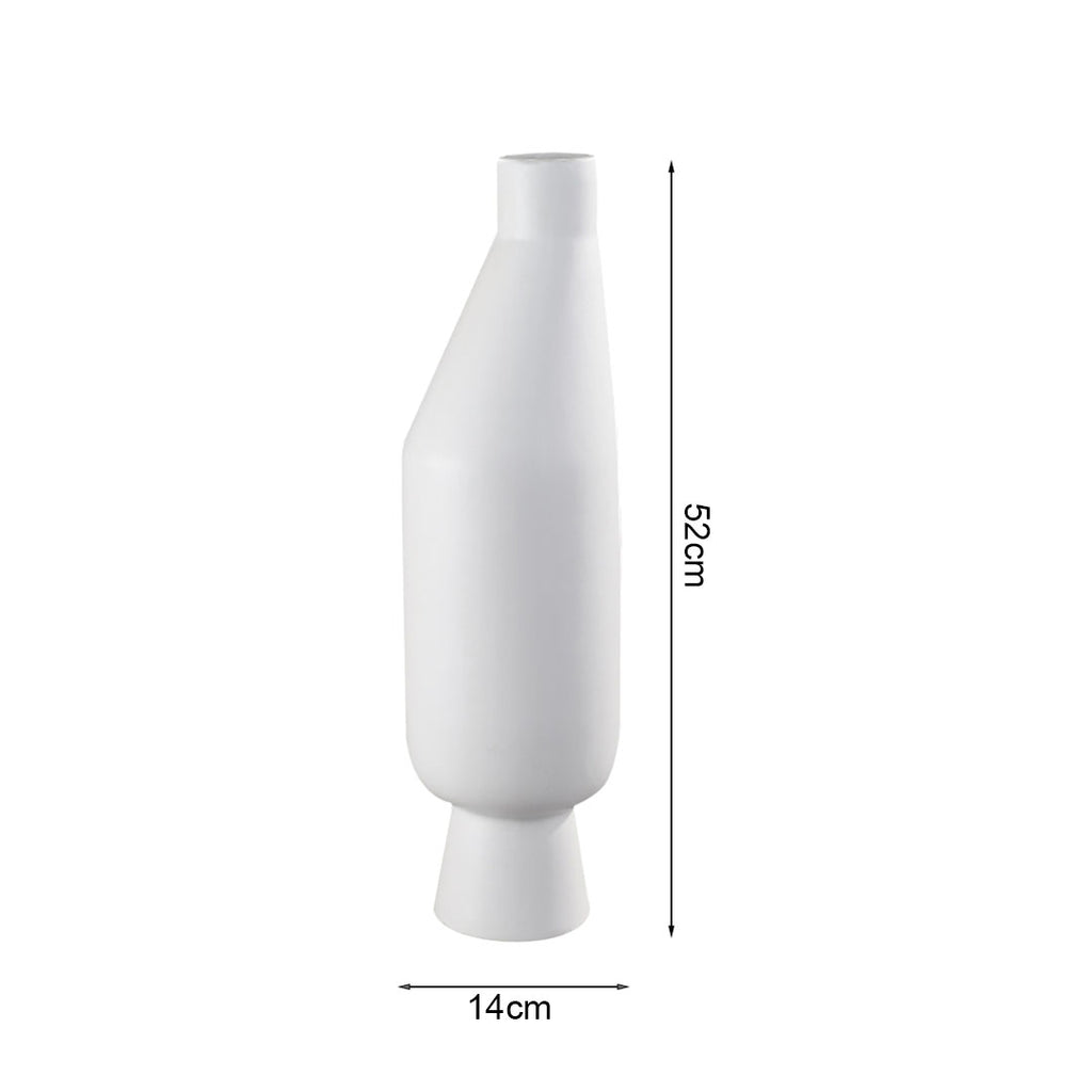 14x52cm  White Ornament Modern Minimalist Vase