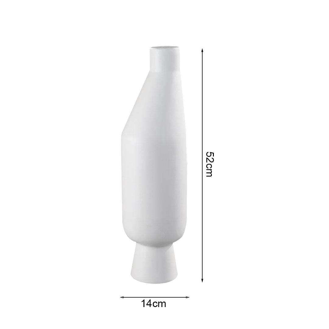 14x52cm  White Ornament Modern Minimalist Vase