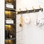 41cm Wall Mounted Towel Rack with Durable Hooks