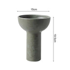 15x19.5cm Ornament Black Versatile Ceramic Vase