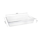 100mm Clear GN Pan 1/1 Food Tray with Lid