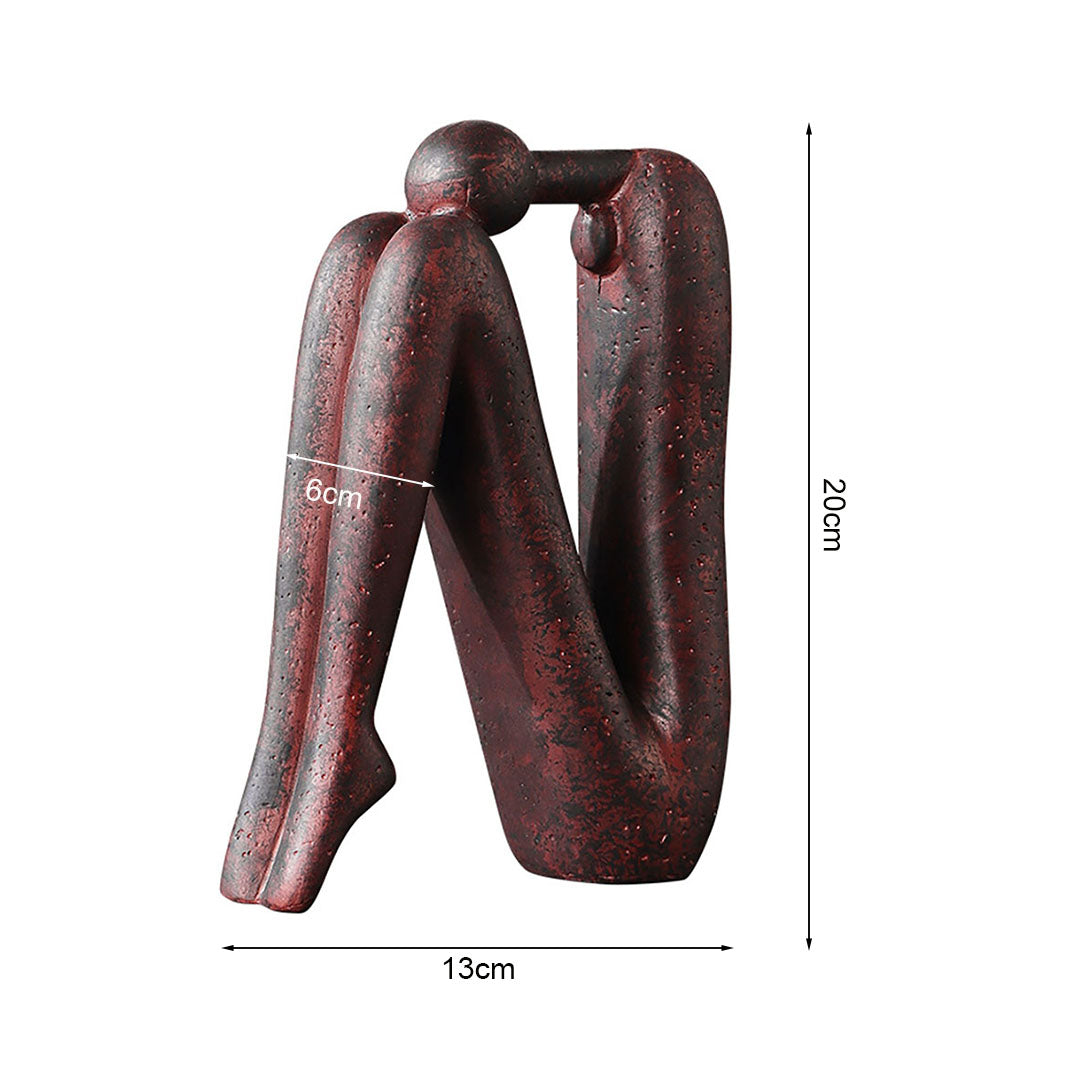 13x20cm Ornament Modern Stickman Art Sculpture Minimalist Resin Statue