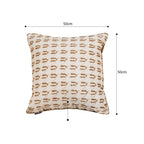 SOGA 2X 50cm Geometric Embroidered Decorative Throw Pillow